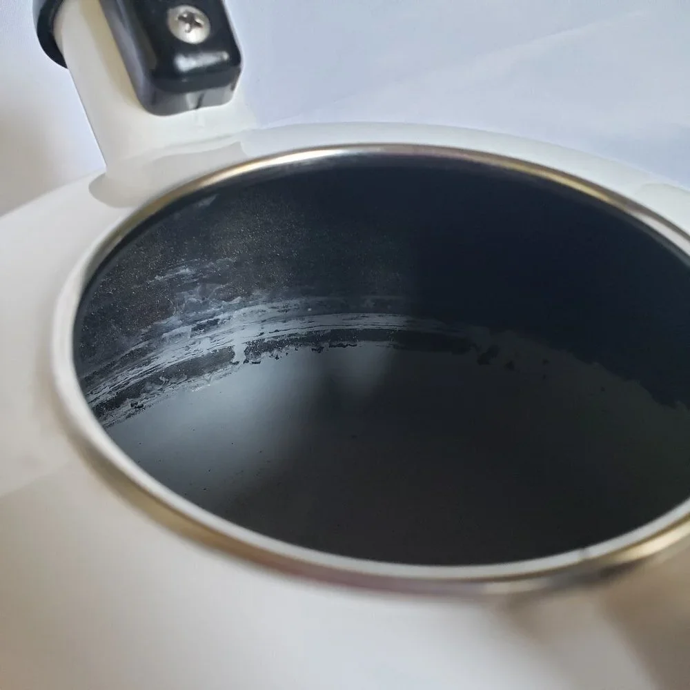 Mikasa Parisian Scenes Whistling‎ Tea Kettle Pot Enameled White Black